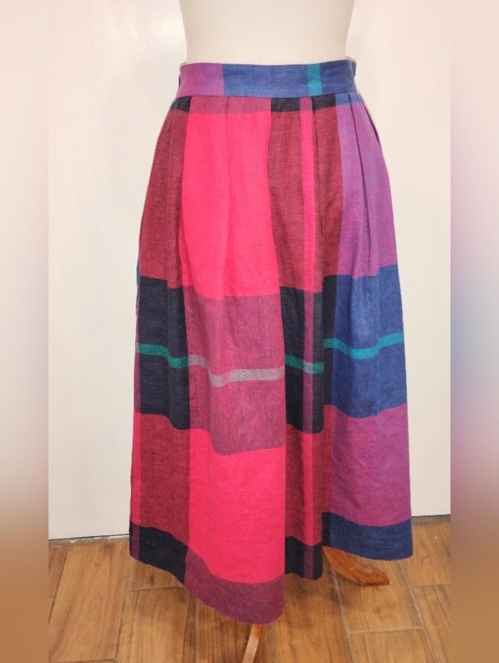 GALINDA WANG VINTAGE PLEATED SKIRT